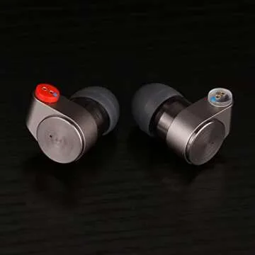 Linsoul TIN Audio T2 HiFi in Ear Monitor, 2DD Double Dynamic Driver IEM, Wired Earbuds, Metal Bass Headphones, with 3.5mm 2pin IEM Cable for DJ Musician