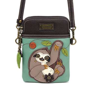 CHALA Sloth Crossbody Purse - Stylish Faux Leather Handbag