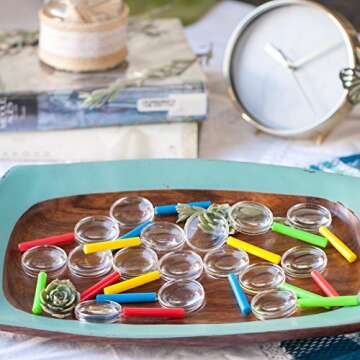 Huji Plastic Magnifying Glasses for Children's Party Favors Birthday Parties School (12 PCS, Magnifying Glasses)