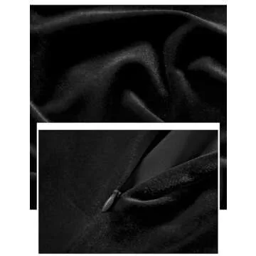 Elegant Long Sleeve Velvet Vintage Tea Dress for Women