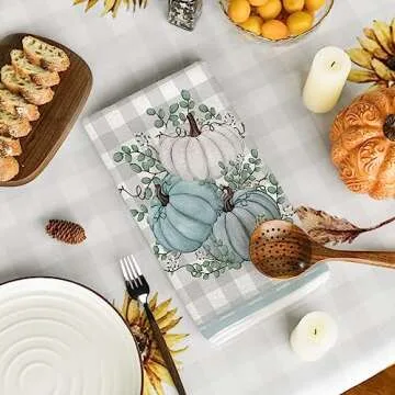 Stylish Artoid Mode Fall Kitchen Towels Set - 2 Pack