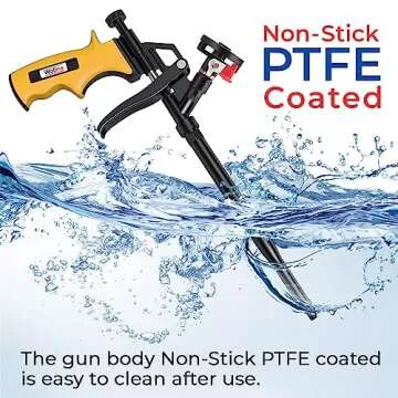 Wolline Spray Foam Gun Insulation - 2 Pack Foam Gun with 4 Nozzles