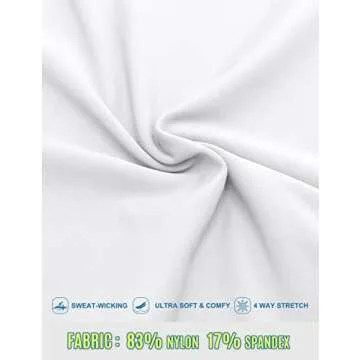 Womens Tennis Dress, Workout Dress with Built-in Bra & Shorts Pockets Summer Dress for Golf Athletic Dresses for Women White