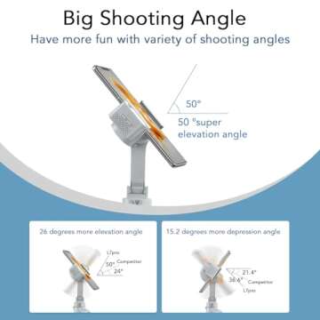 3-Axis Phone Gimbal with Adjustable Fill Light，Gimbal Stabilizer for Smartphone, Phone Stabilizer for Video Recording, Gimbal for Android &iPhone，TikTok YouTube Vloging kit-JCROBOT iSleeky L7C Plus