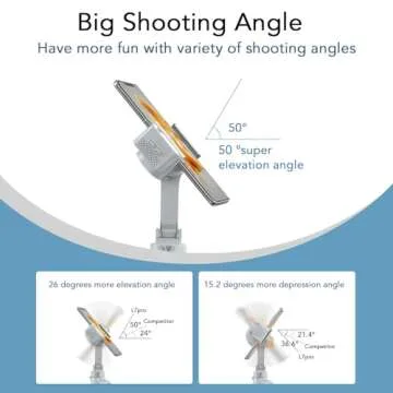 3-Axis Phone Gimbal with Adjustable Fill Light，Gimbal Stabilizer for Smartphone, Phone Stabilizer for Video Recording, Gimbal for Android &iPhone，TikTok YouTube Vloging kit-JCROBOT iSleeky L7C Plus