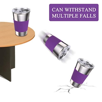 Rommeka Stainless Steel Water Tumbler - Spill Proof Cups