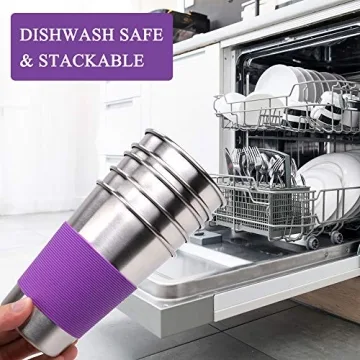 Rommeka Stainless Steel Water Tumbler - Spill Proof Cups