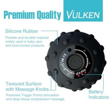 Vulken Acusphere 4 Speed High Intensity Massage Ball