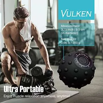 Vulken Acusphere 4 Speed High Intensity Massage Ball