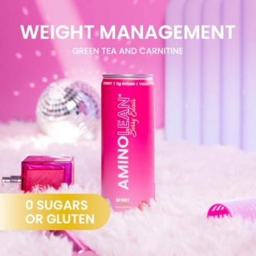 Sugar-Free AminoLean Energy Drink - Berry Elixir - 12 Pack