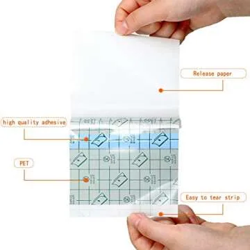 Transparent Dressing Bandage for Tattoos and Wounds