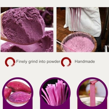 Purple Sweet Potato Noodles - Healthy Gluten-Free Delight