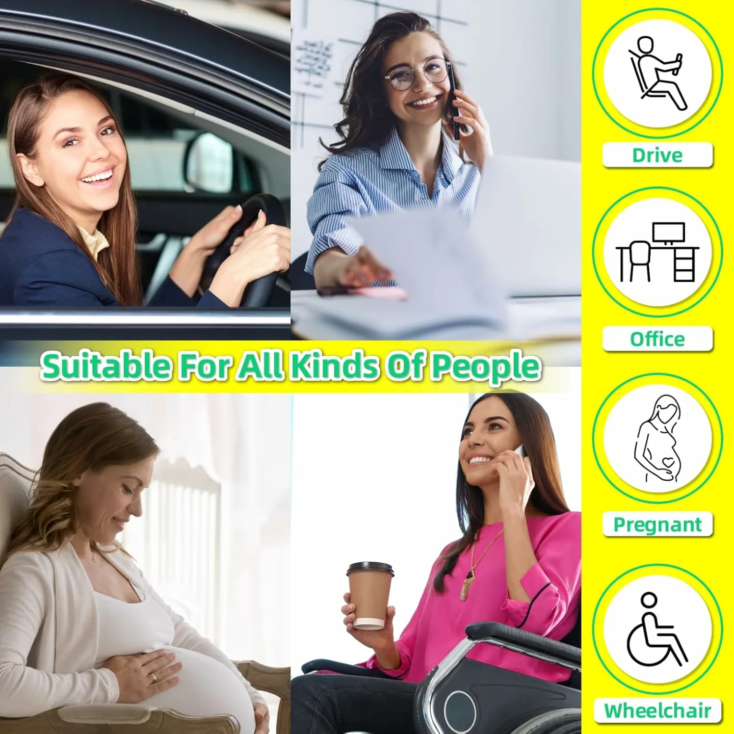 Ergonomic Car Seat Cushion for Ultimate Comfort