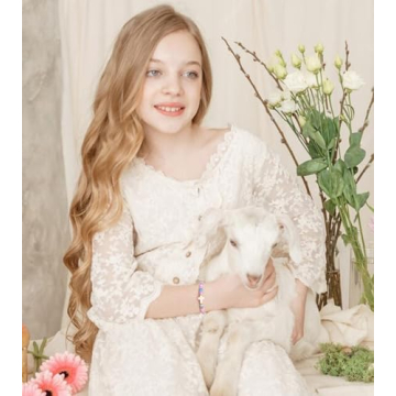 Baptism Gifts for Girls - TOLOWOBK Cross Bracelet