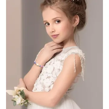 Baptism Gifts for Girls - TOLOWOBK Cross Bracelet