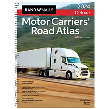 Rand McNally 2024 Deluxe Motor Carriers' Road Atlas for Adventurers