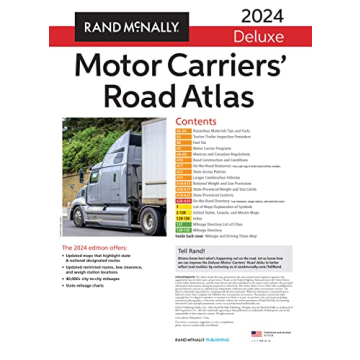 Rand McNally 2024 Deluxe Motor Carriers' Atlas
