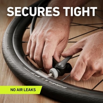 Vibrelli Floor Pump with Gauge - 160 PSI Dual Valve Pump