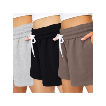 Comfy AUTOMET Women's Sweat Shorts for Summer Fun