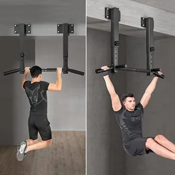 Cometofit Wall Joist Mount Pull Up Bar for Home Gym