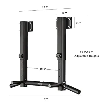 Cometofit Wall Joist Mount Pull Up Bar for Home Gym