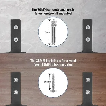 Cometofit Wall Joist Mount Pull Up Bar for Home Gym