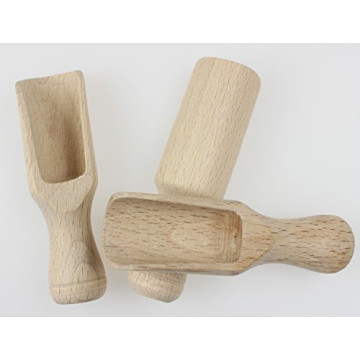 Eco-Friendly Wooden Scoops Set – Perfect for Cooking & Crafts
