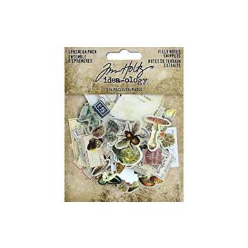 Tim Holtz Idea-ology EPHEMERA SNIPPETS ID FIELDNOTES, us:one size, Field Notes