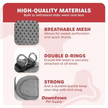 Downtown Pet Supply Adjustable No Pull Dog Harness