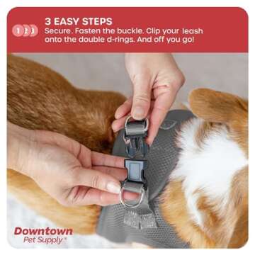 Downtown Pet Supply Adjustable No Pull Dog Harness