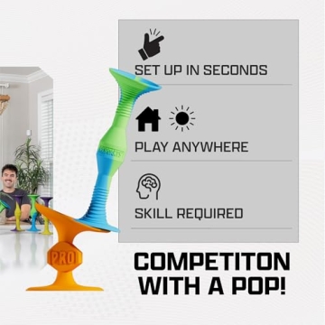 PopDarts PRO Pack - Suction Cup Dart Game for All Ages