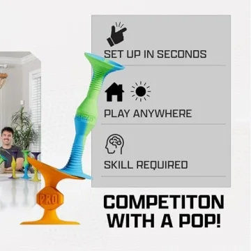 PopDarts PRO Pack - Suction Cup Dart Game for All Ages