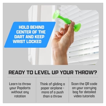 PopDarts PRO Pack - Suction Cup Dart Game for All Ages