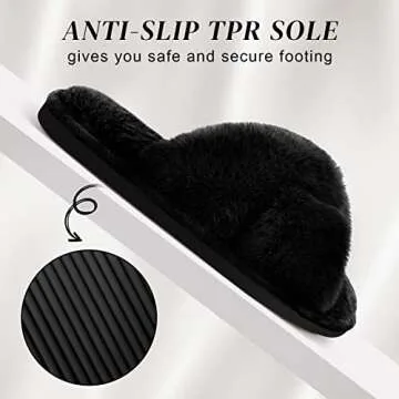 Comfy Parlovable Women's Fuzzy Slippers for Cozy Living