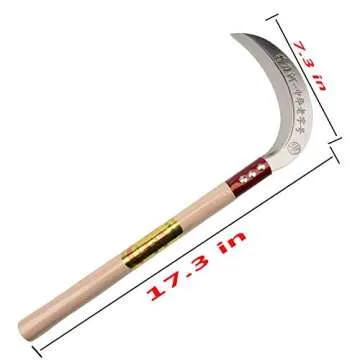 KEYI Steel Grass Sickle for Ultimate Gardening Efficiency