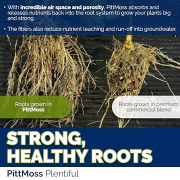 PittMoss Plentiful Eco-Friendly, Organic, Peat-Free Potting Mix, 10 Quarts - for Gardens, Houseplants, Mulching & More - Made in USA from Recycled Paper