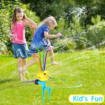 VIPAMZ Cute Animal Water Sprinkler for Kids Outdoor Play - Fun Toddler Outdoor Toys, Backyard Sprink...