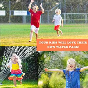 VIPAMZ Cute Animal Water Sprinkler for Kids Outdoor Play - Fun Toddler Outdoor Toys, Backyard Sprinkler for Kids-Splashing Water Toys for Toddlers 1-3 with Wiggle Tubes - Kids Water Play for All Ages