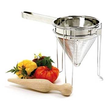 Norpro Stainless Steel Chinois Set with Stand and Pestle