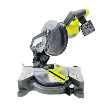 RYOBI 18-Volt ONE+ Cordless 7-1/4 in. Compound Miter Saw (Tool Only) with Blade (Renewed)