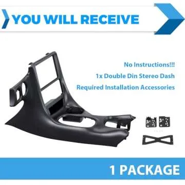 ECOTRIC Double Din Dash Kit for 1997-2004 Corvette C5
