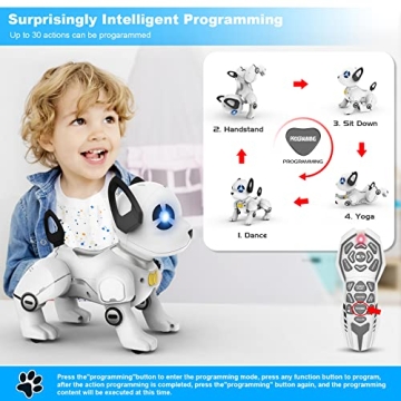 Interactive Remote Control Dog Toy for Kids Fun