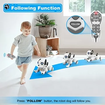 Interactive Remote Control Dog Toy for Kids Fun