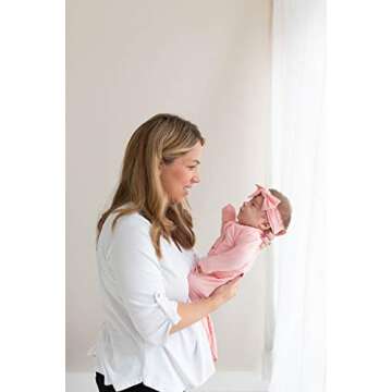 Stroller Society Knotted Gown Baby Newborn, Newborn Girl Clothes, Newborn Sleepers, Baby Gowns, Coming Home Outfit Baby Girl, Pink