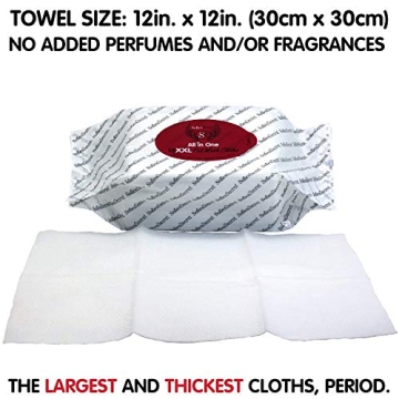 SofiesSecret XXL Pet Bath Wipes for Dogs & Cats, 100% Natural Ingredients