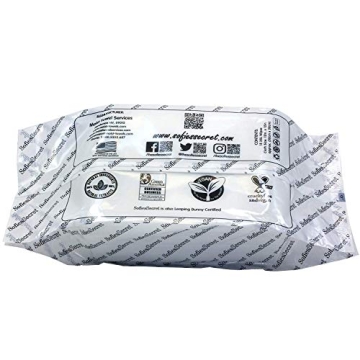 SofiesSecret XXL Pet Bath Wipes for Dogs & Cats, 100% Natural Ingredients