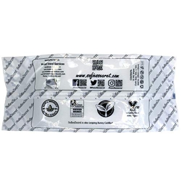 SofiesSecret XXL Pet Bath Wipes for Dogs & Cats, 100% Natural Ingredients