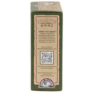 Down to Earth Organic White Azomite Powder for Improving Plant Growth 0-0-0.2, 1 lb
