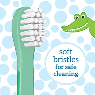 Dr. Brown's Baby and Toddler Toothbrush - Crocodile, BPA Free - Age 1-4Y