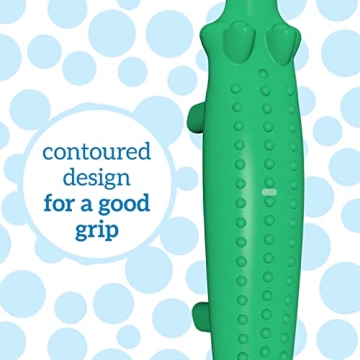 Dr. Brown's Baby and Toddler Toothbrush - Crocodile, BPA Free - Age 1-4Y